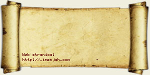 Jadranka Jačović vizit kartica